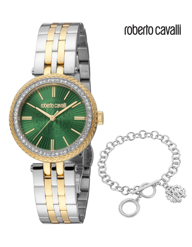 Roberto Cavalli Ladies Watch with Bracelet